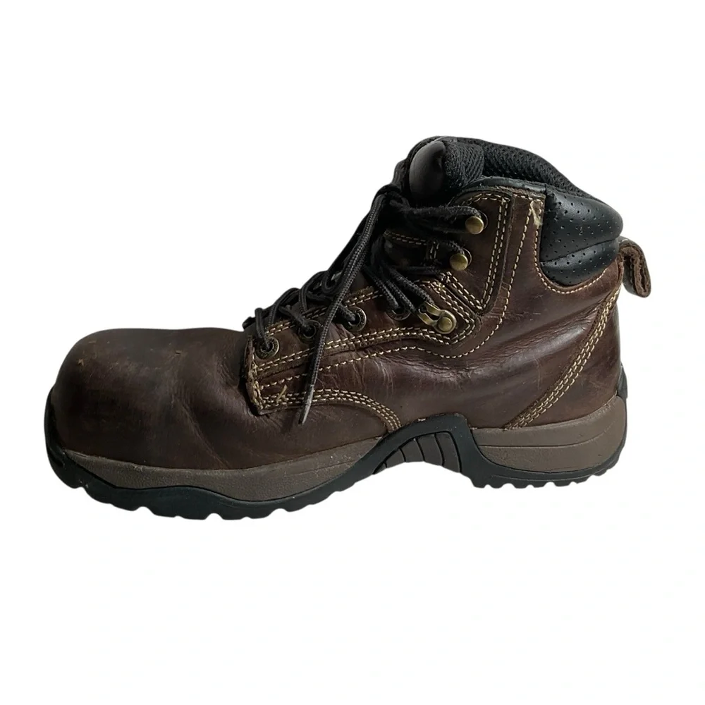 Cabelas Roughneck Ledger Waterproof Work Boots Men's Sz 9.5 D